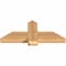 Ekena Millwork Eugene Smooth Timber Gable Bracket, Western Red Cedar, 36"W x 15"H x 3 1/2"D x 5 1/2"F, 10/12 Pitch GBW036X15X0406EUG00SWR - alternate 5